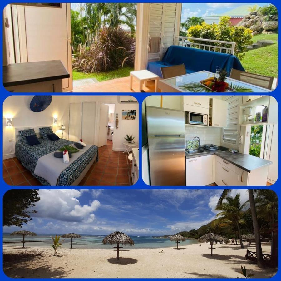Appartement Rez-De-Chaussee De Villa A 1 Minute De La Plage Saint-Francois  Buitenkant foto