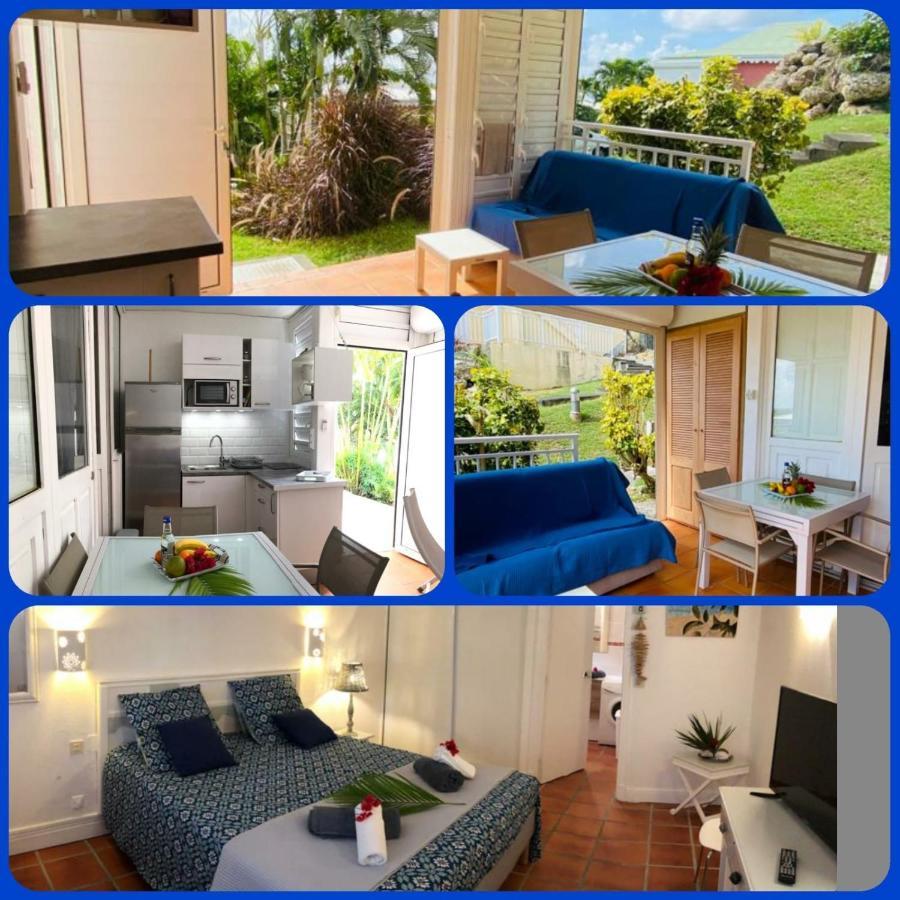 Appartement Rez-De-Chaussee De Villa A 1 Minute De La Plage Saint-Francois  Buitenkant foto